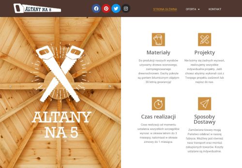 Altany drewniane – Altany Na 5